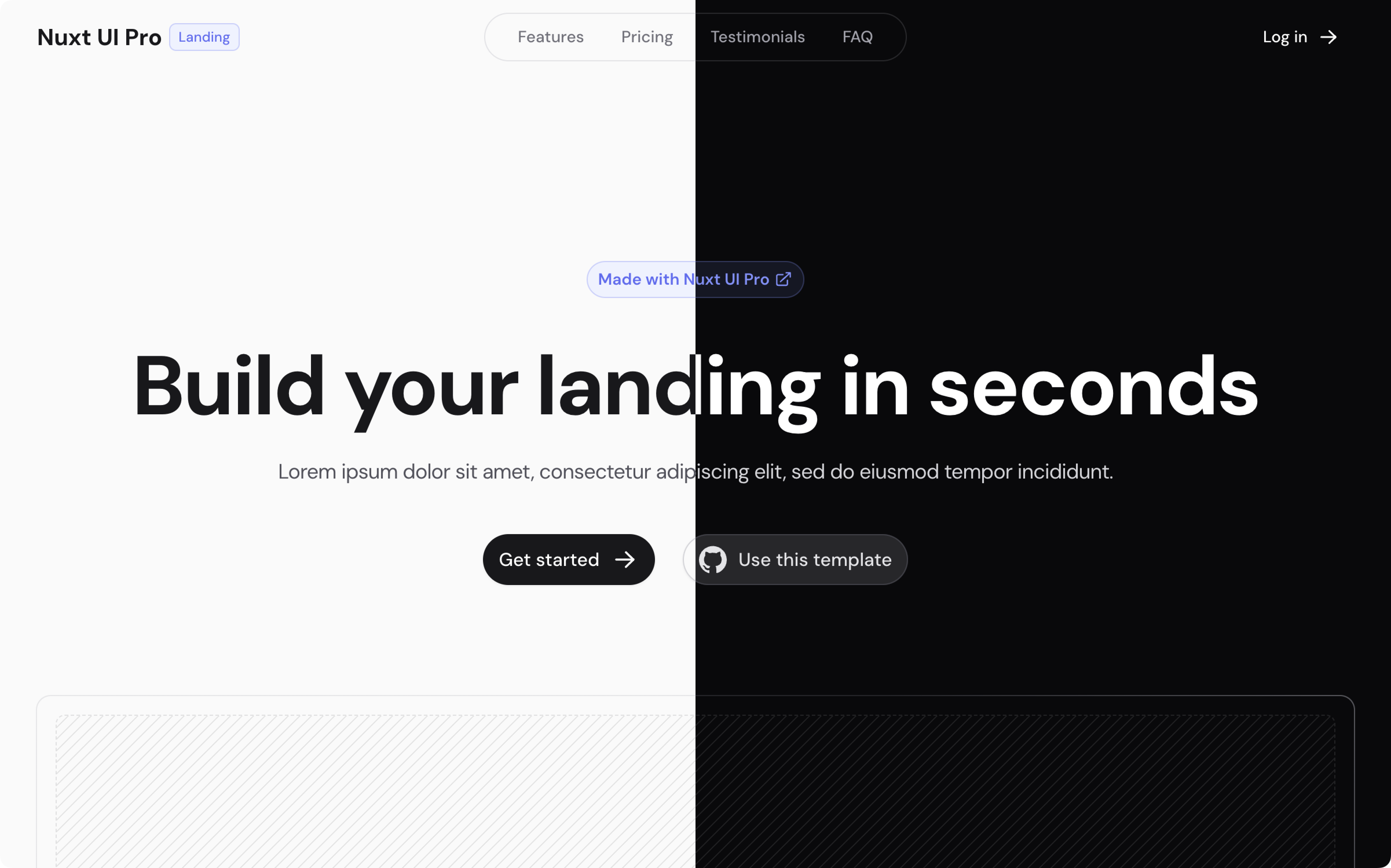 High-Conversion Landing Experience